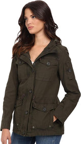 Levi's Women's Lightweight Cotton Military Jacket (Standard...