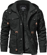 TACVASEN Chaqueta de Invierno para Hombre de Algodón Estilo...