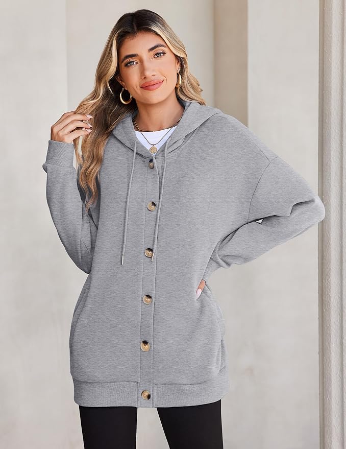 Zeagoo Sudadera con capucha para mujer