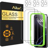Ailun Paquete de 3 protectores de pantalla para iPhone 16 Pr...