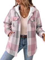 Zeagoo Chaqueta de franela para mujer