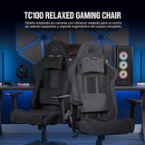 Corsair TC100 Silla de juegos relajada – Tela – Diseño inspi...