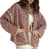 Chaqueta corta acolchada acolchada para mujer