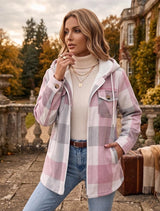 Zeagoo Chaqueta de franela para mujer