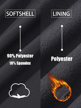 TACVASEN Chaqueta Softshell ligera para hombre