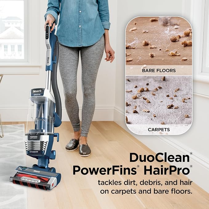 Aspiradora vertical Shark Stratos con DuoClean PowerFins