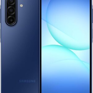 Teléfono inteligente Samsung Galaxy A17 5G, 128 GB, pantalla AMOLED grande, cámara de alta resolución, diseño resistente, carga ultrarrápida, almacenamiento ampliable, función «Circle to Search», 2025, garantía del fabricante de 1 año en EE. UU., azul