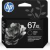 Cartucho de tinta negro de alto rendimiento HP 67XL | Compatible con las series DeskJet 1255, 2700, 4100, Envy 6000 y 6400 | Compatible con Instant Ink | 3YM57AN | El embalaje puede variar